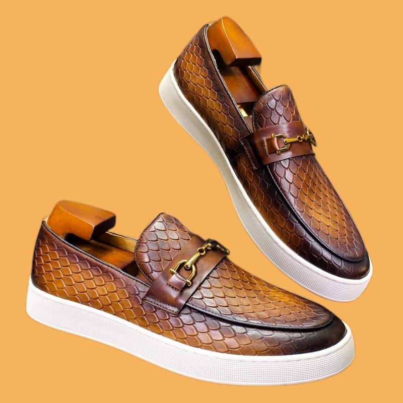 Men's Vulcanized Slip-On Spring Handmade Loafers