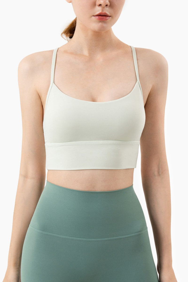 Breathable Racerback Halter Neck Sports Bra