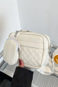 Adored PU Leather Shoulder Bag with Small Purse