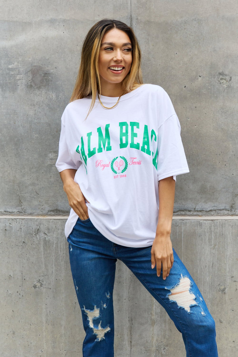 Dulce Claire "Palm Beach" Camiseta gráfica