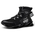 Unisex High Top Blade Sole Breathable Mesh Shoes