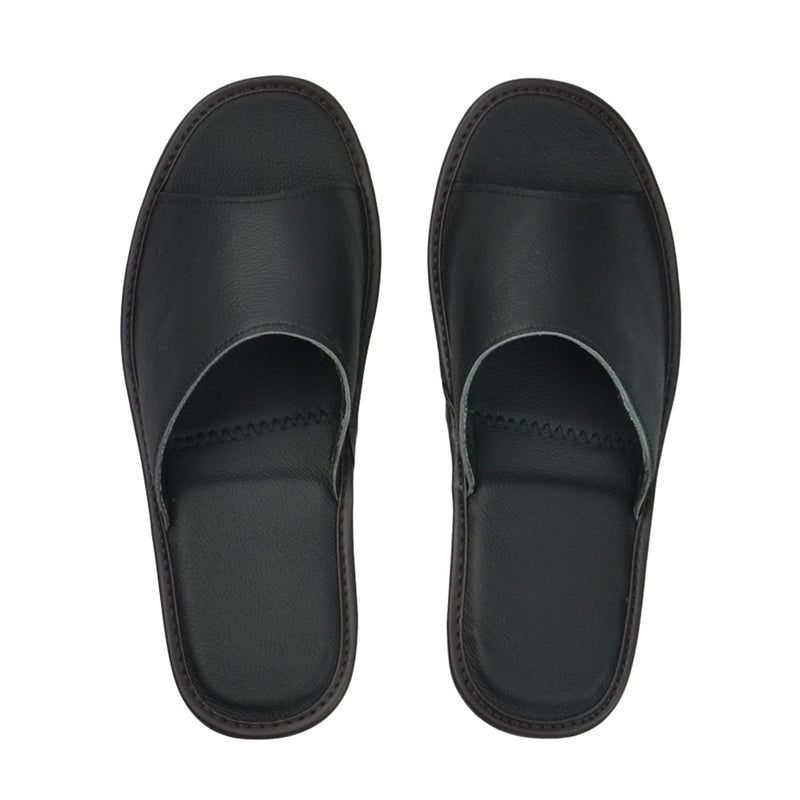 Men's Indoor Genuine Leather Slipper Sandals
