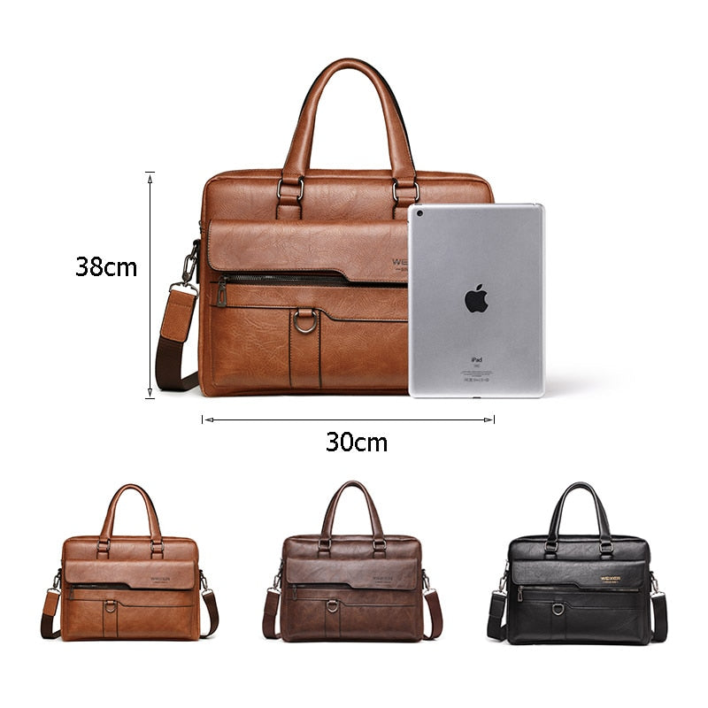 WEIXER Men's Business Laptop Briefcase Bag