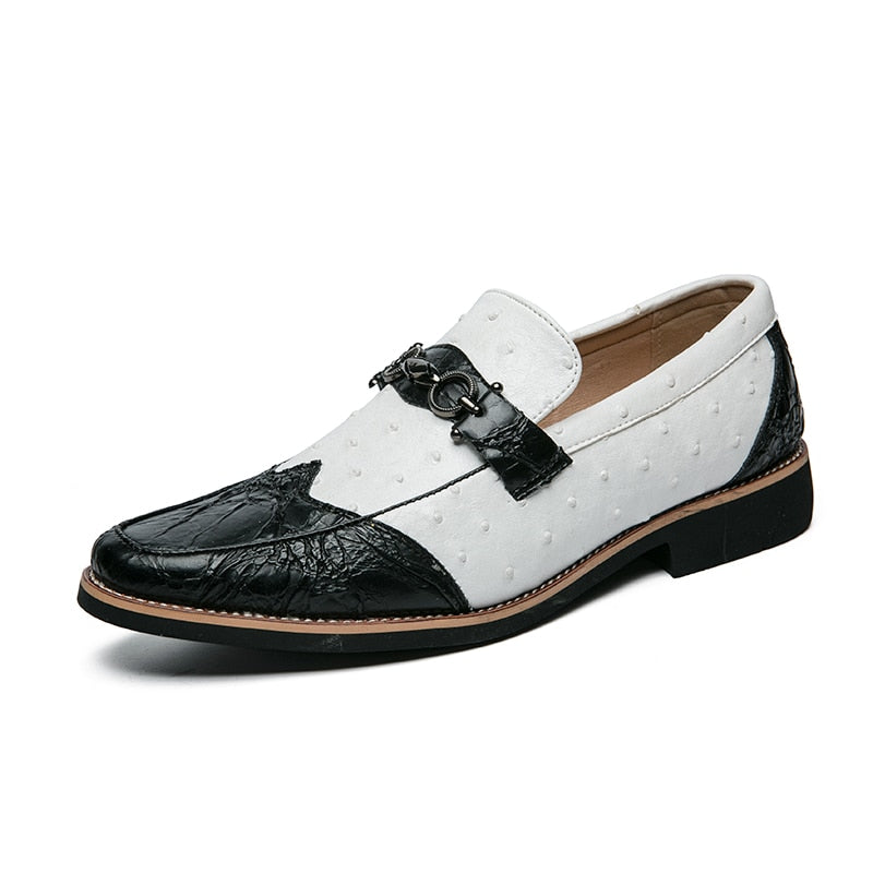 UYO Men's Faux Leather Korean Style Loafers