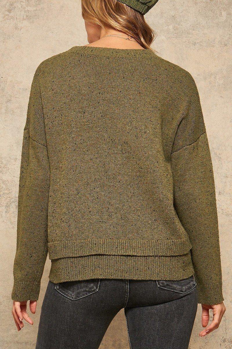A Multicolor Knit Sweater - AM APPAREL