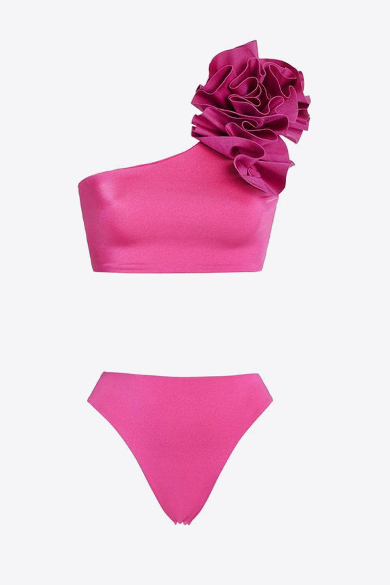 Shoulder Detail Two-Piece Swim Set