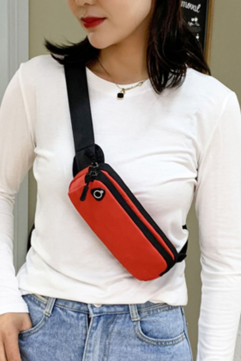 Bolso bandolera pequeño de poliéster