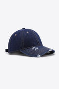 Gorra de béisbol ajustable desgastada