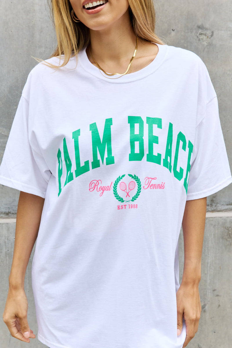 Sweet Claire "Palm Beach" Graphic T-Shirt