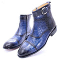DW Men's Genuine Leather Cowboy Boots - AM APPAREL