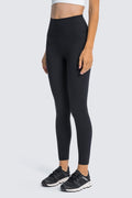 High Rise Ankle Length Yoga Leggings - AM APPAREL