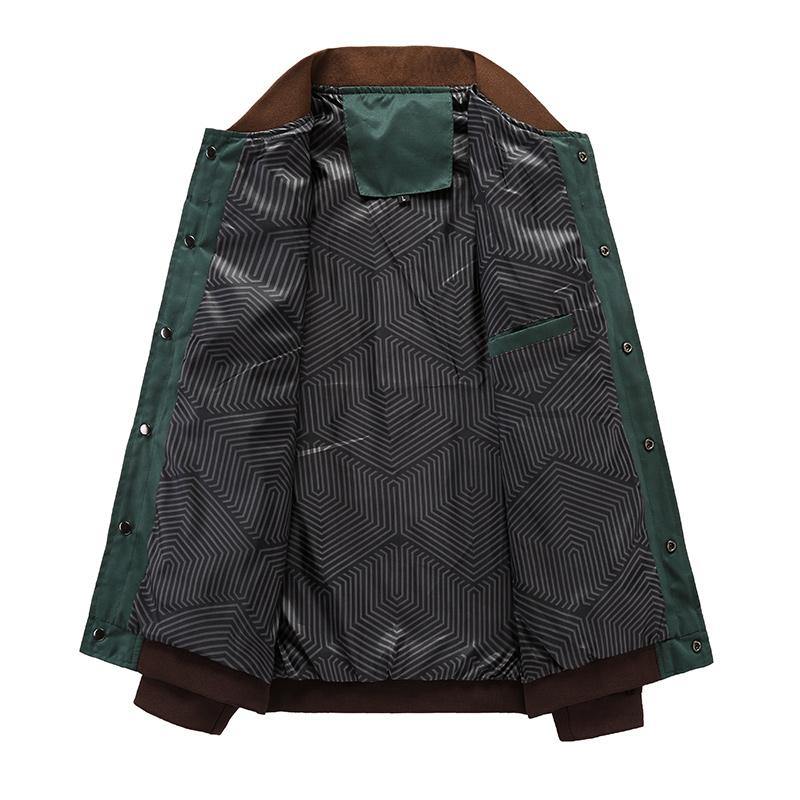 Men's Autumn Fashion Slim Fit Casual Button Jacket - AM APPAREL