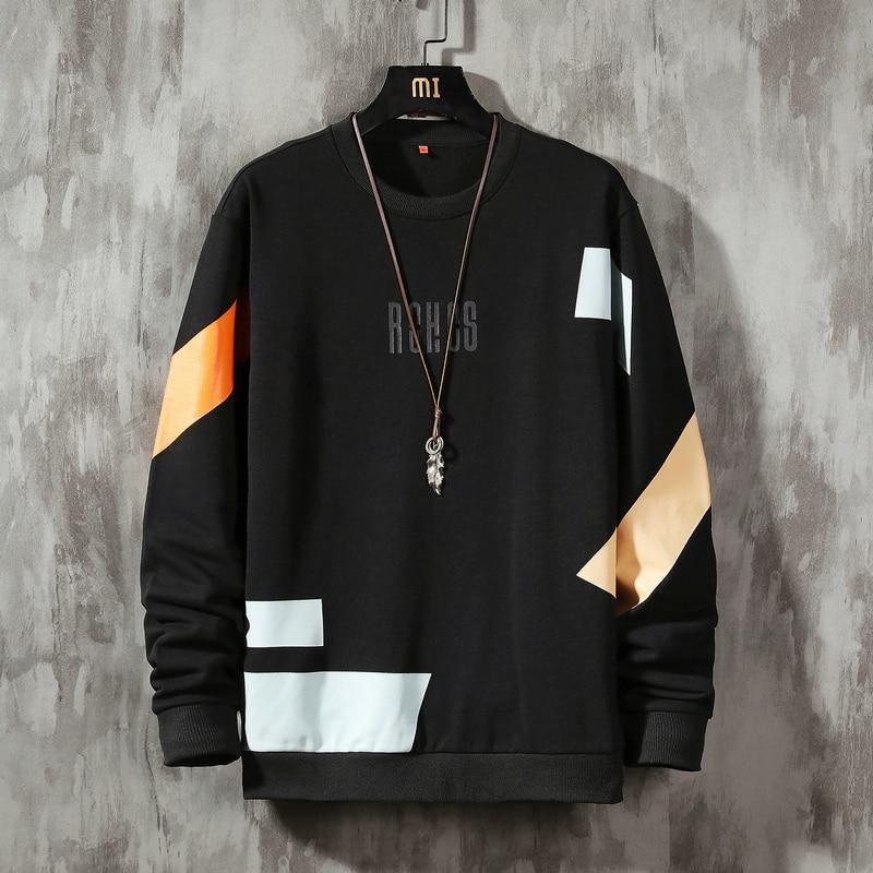 Men's Patchwork Spring Autumn Streetwear Clothes - AM APPAREL