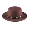 Unisex Vintage Wide Brim Fedora Hat - AM APPAREL