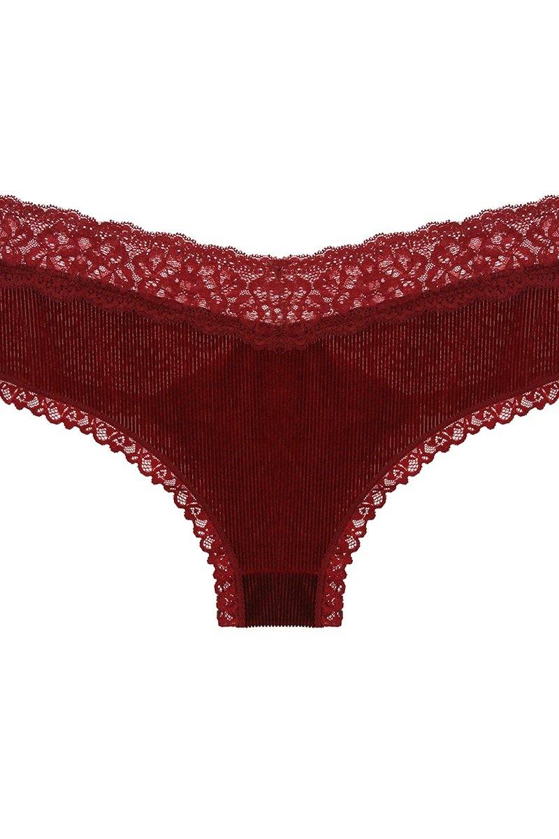 Velvet And Lace Hipster - AM APPAREL