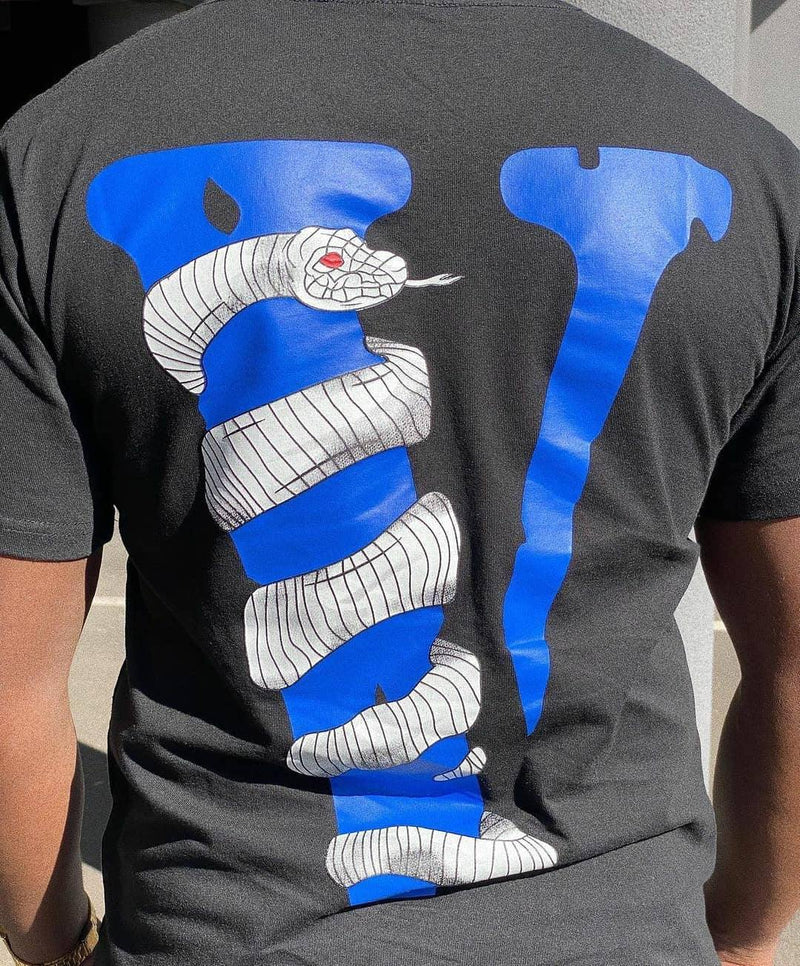 Vlone Tide Summer Men's Python Print T-shirt - AM APPAREL