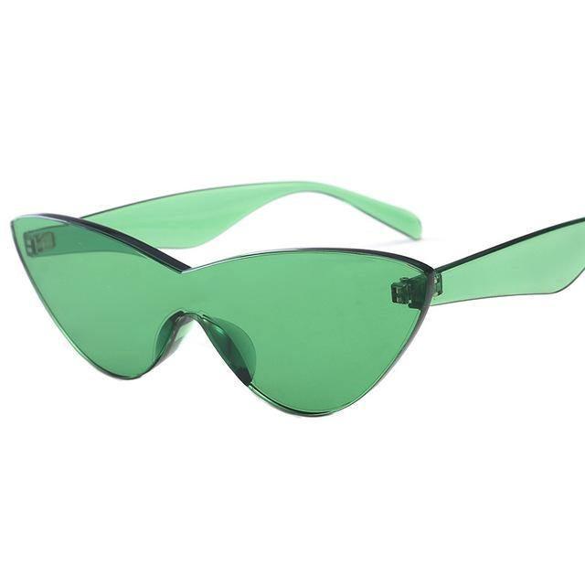 Women's Designer Retro Cat Eye Vintage Sunglasses - AM APPAREL