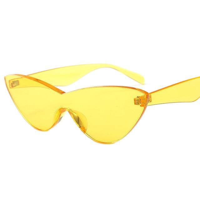 Women's Designer Retro Cat Eye Vintage Sunglasses - AM APPAREL