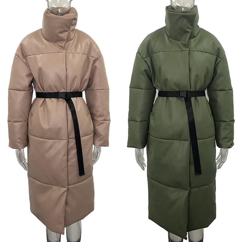 Women's Winter Warm Parkas  Long Jackets - AM APPAREL